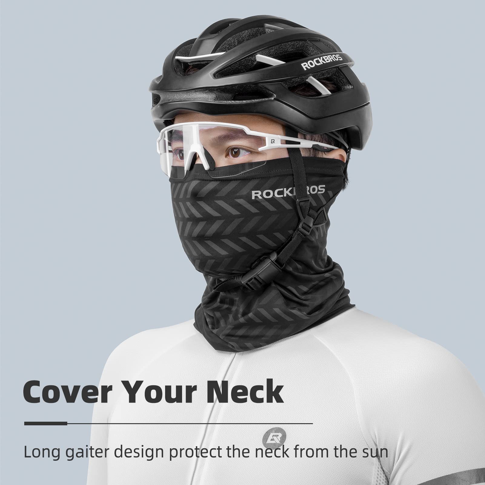 ROCKBROS Cooling Neck Gaiter Face Mask Fishing Scarf Face Cover for Men Women - Image 51