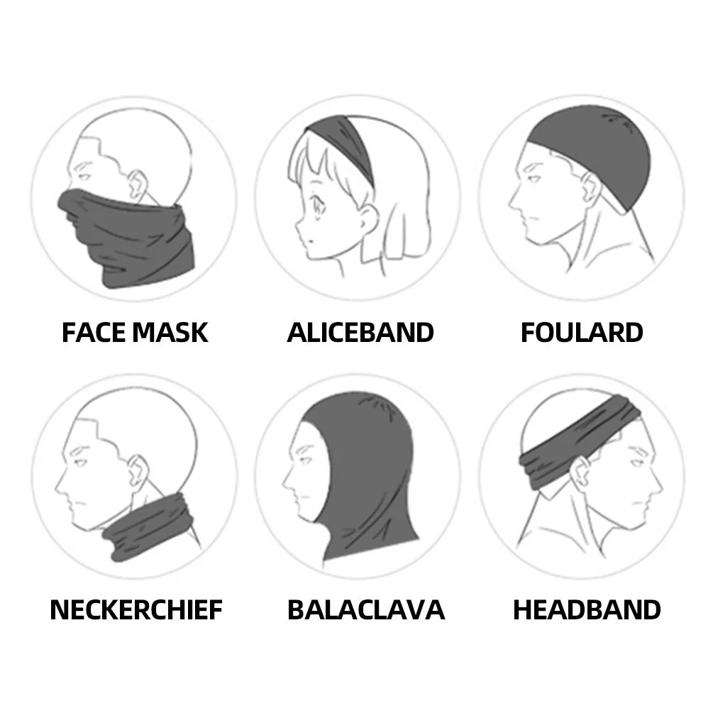 ROCKBROS Cooling Neck Gaiter Face Mask Fishing Scarf Face Cover for Men Women - Image 63