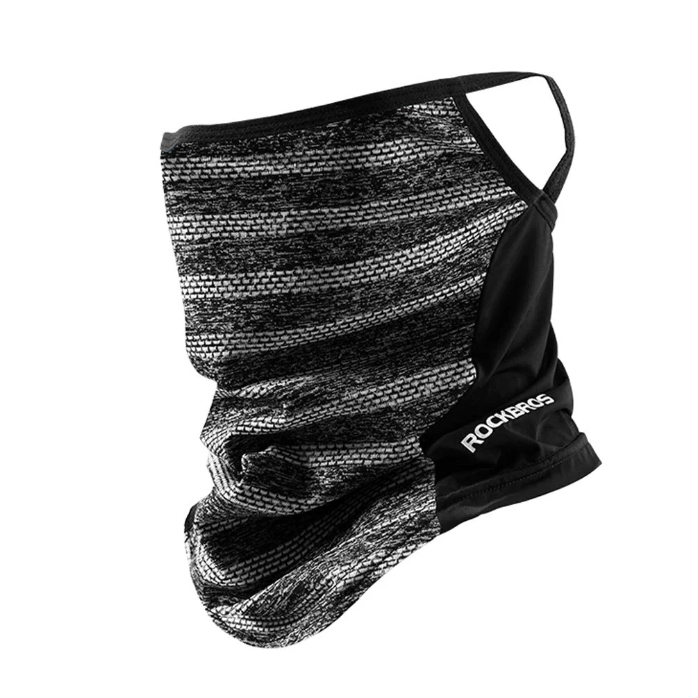 ROCKBROS Cooling Neck Gaiter with Ear Loops Bandana Face Scarf Mask for Men Women - Image 3