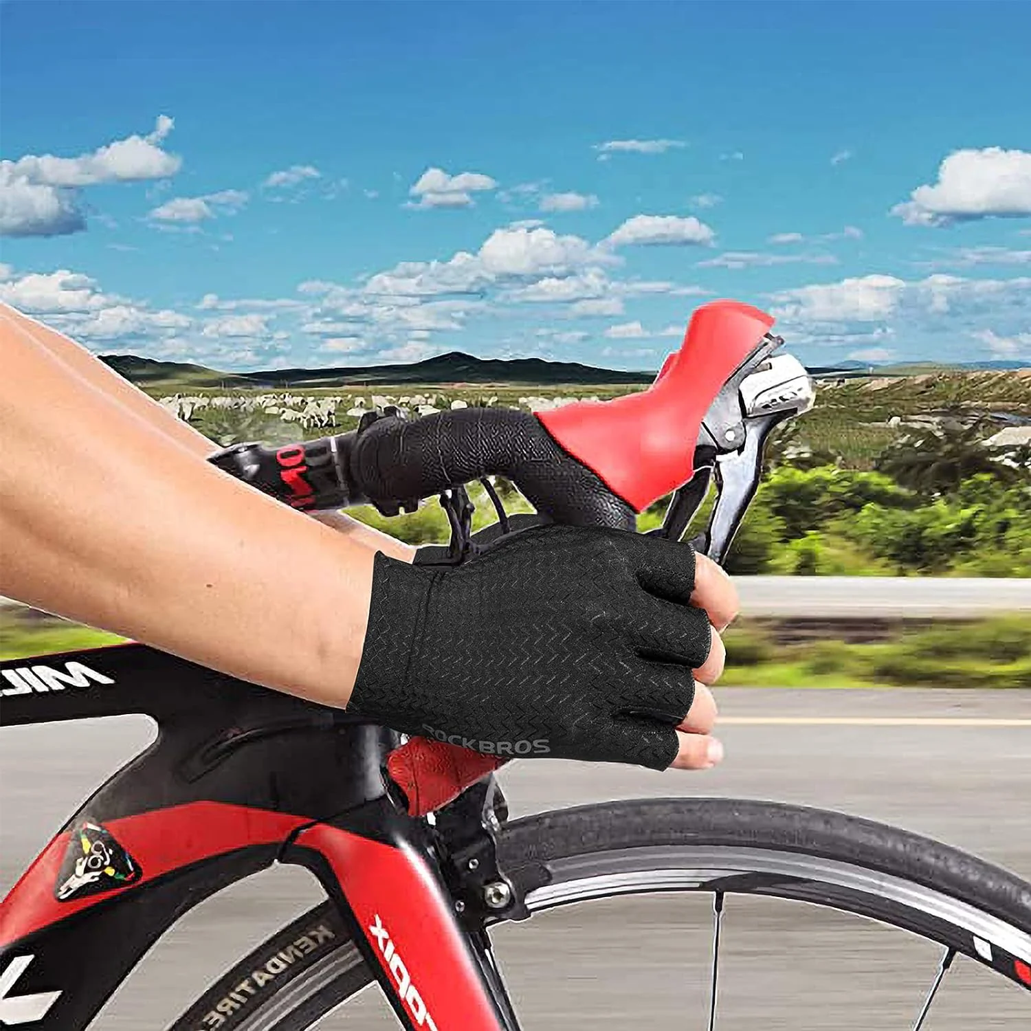 ROCKBROS Cycling Gloves Anti-Slip Breathable - Image 4