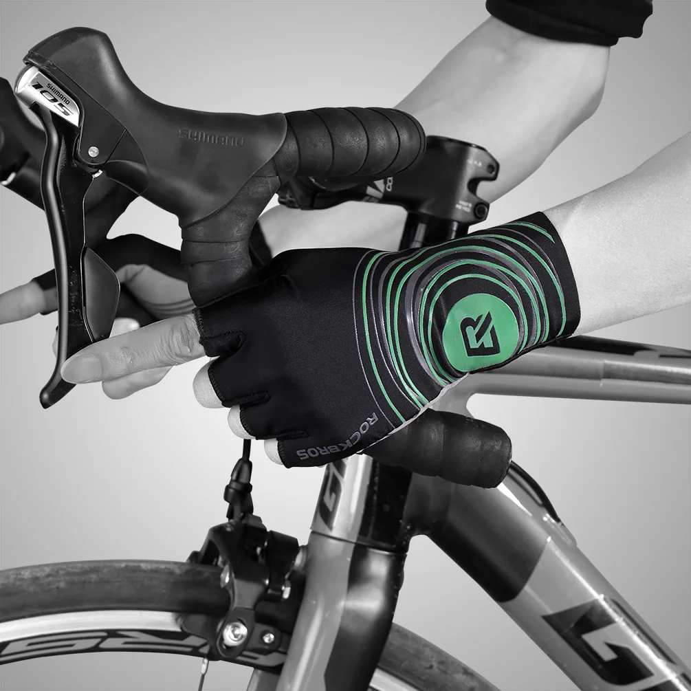 ROCKBROS Cycling Gloves Fitness Half Finger Extension Outdoor Mountaineering - Image 8