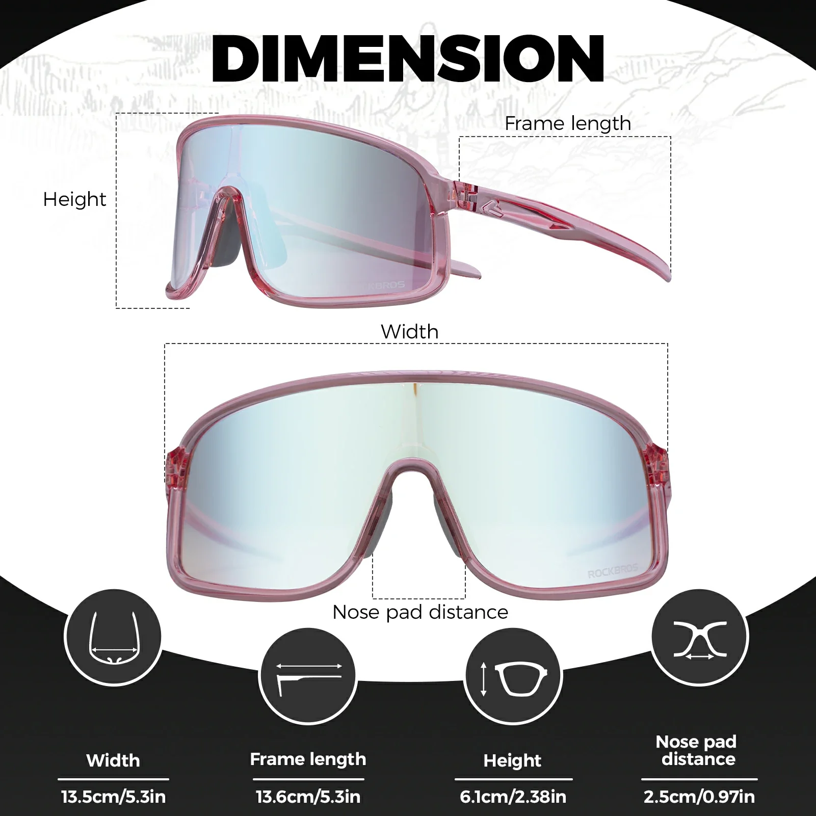 Polarized Photochromic Cycling Sunglasses - Image 17