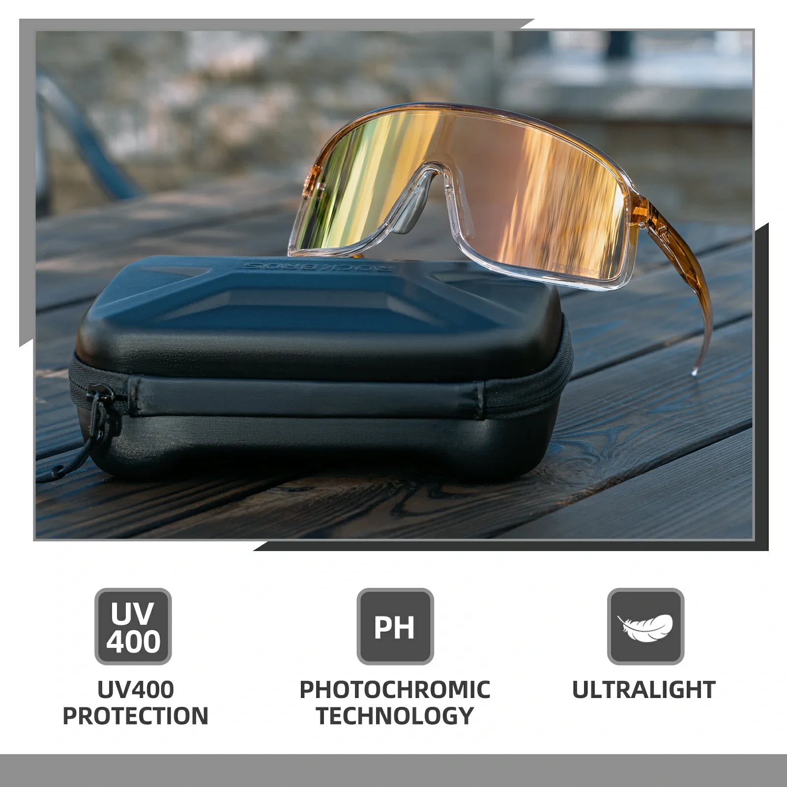 Polarized Photochromic Cycling Sunglasses - Image 20