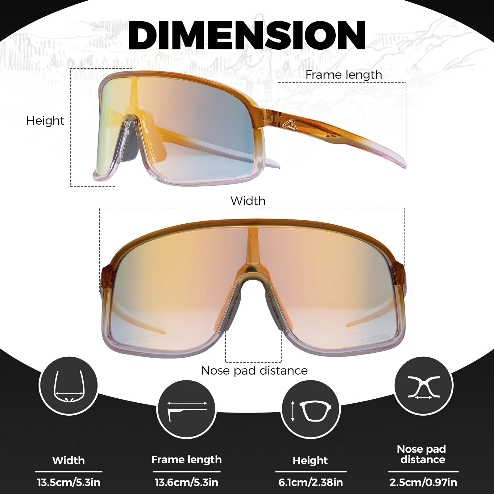 Polarized Photochromic Cycling Sunglasses - Image 22