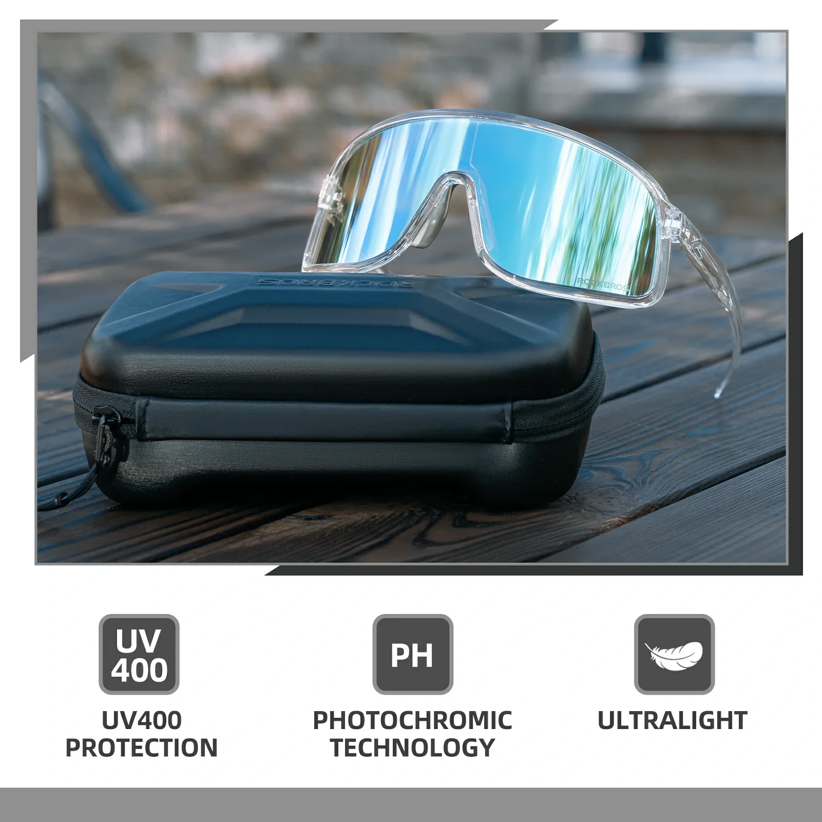 Polarized Photochromic Cycling Sunglasses - Image 24