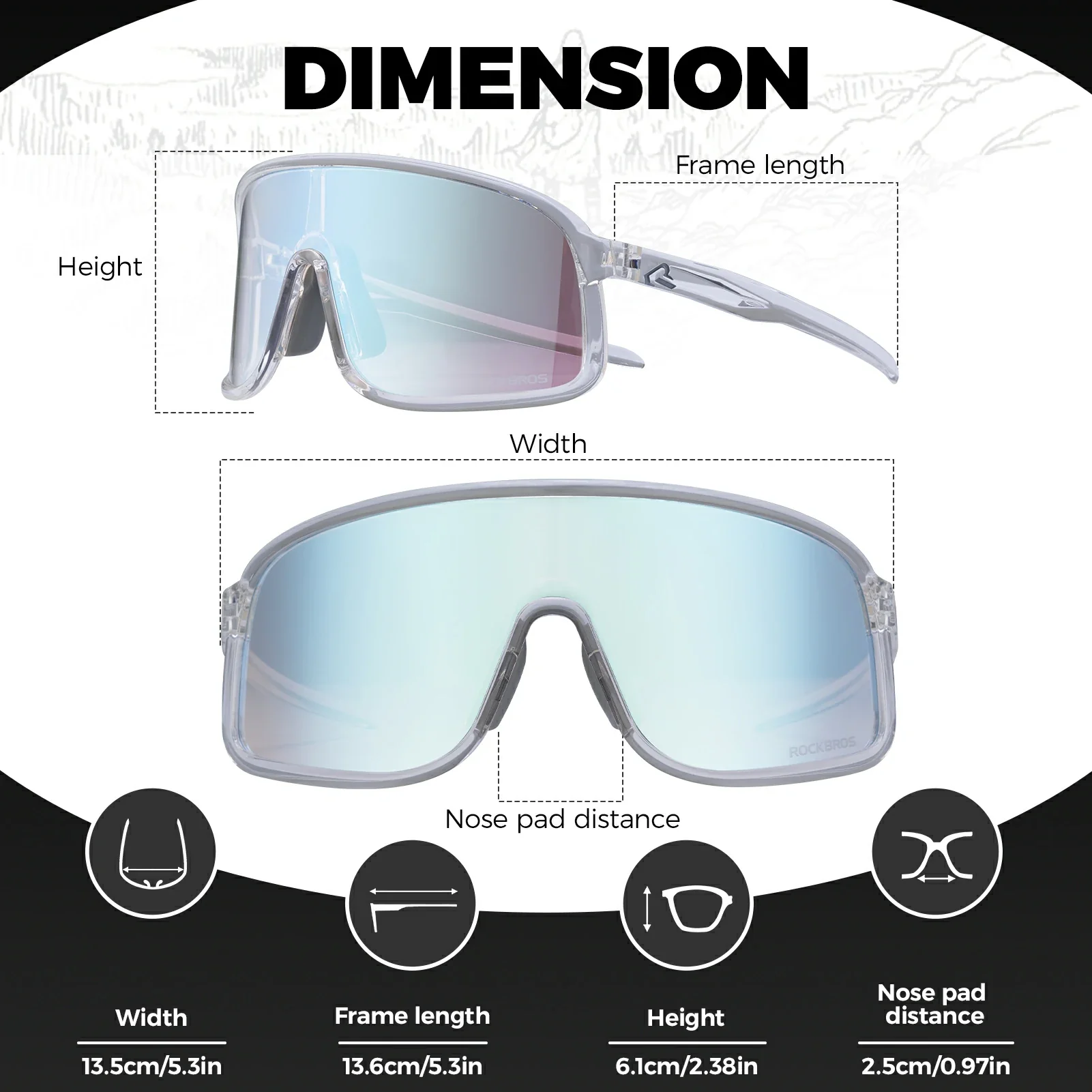 Polarized Photochromic Cycling Sunglasses - Image 27