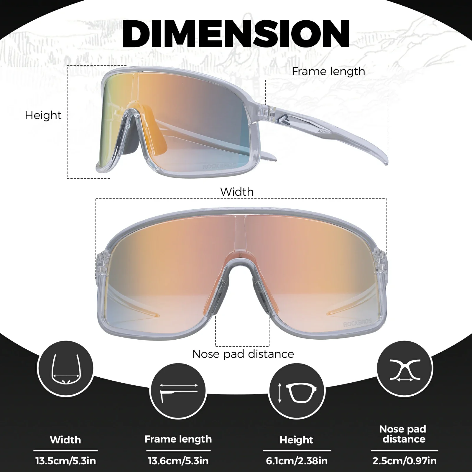 Polarized Photochromic Cycling Sunglasses - Image 36