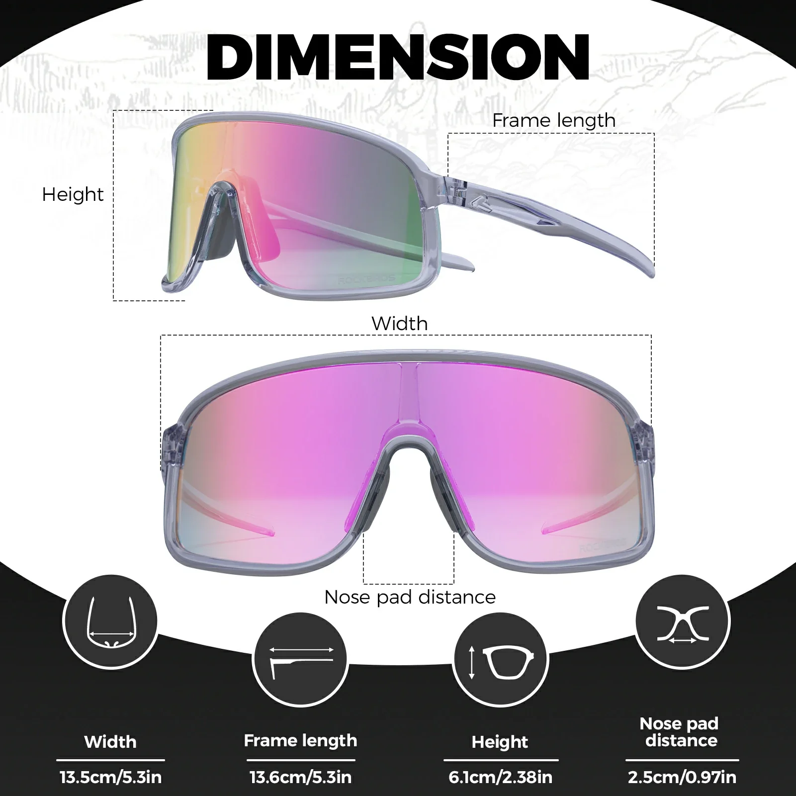 Polarized Photochromic Cycling Sunglasses - Image 40
