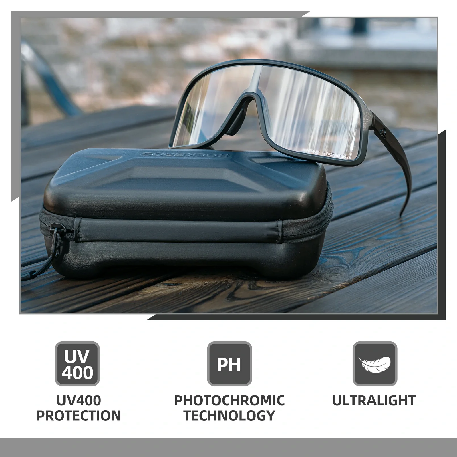 Polarized Photochromic Cycling Sunglasses - Image 43