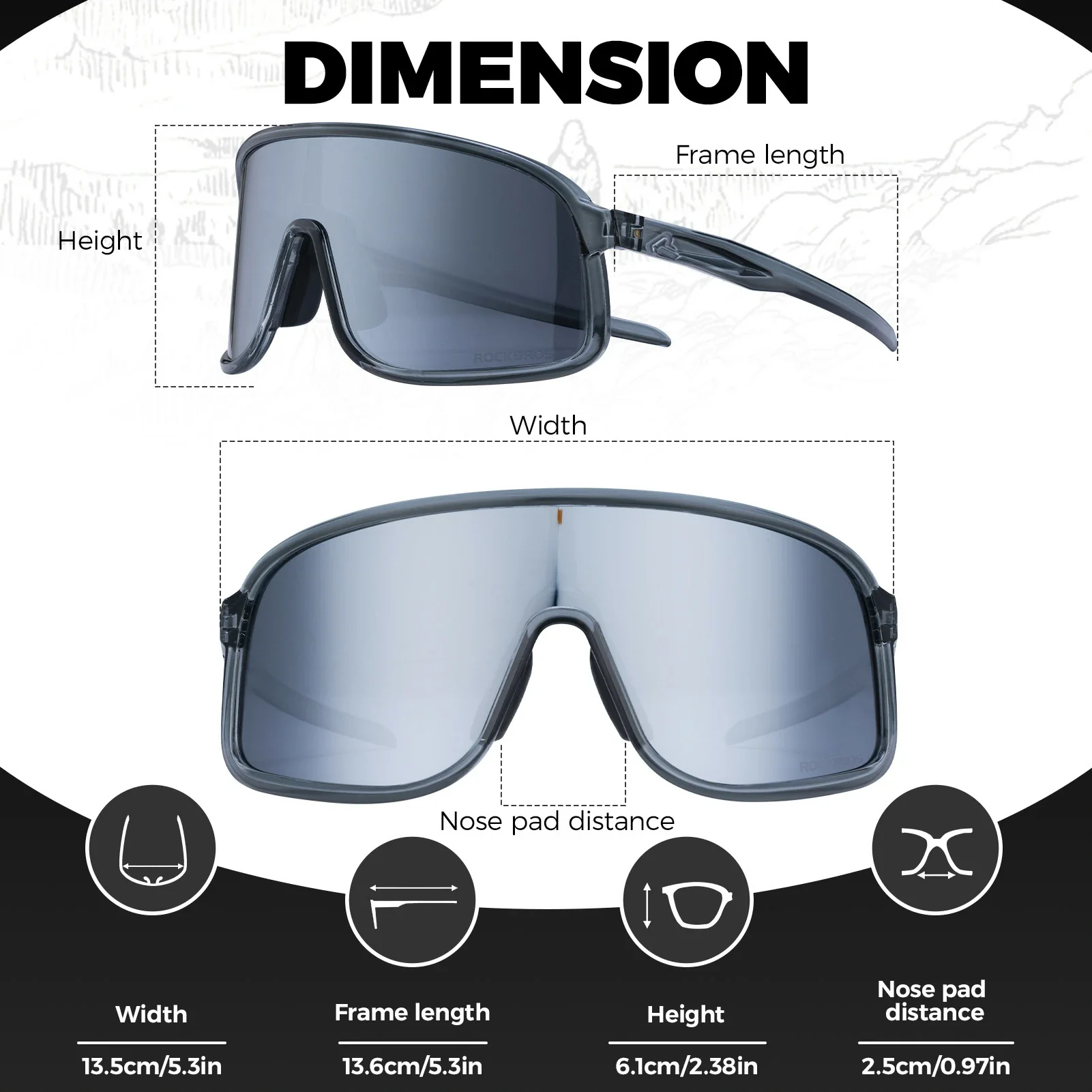 Polarized Photochromic Cycling Sunglasses - Image 53
