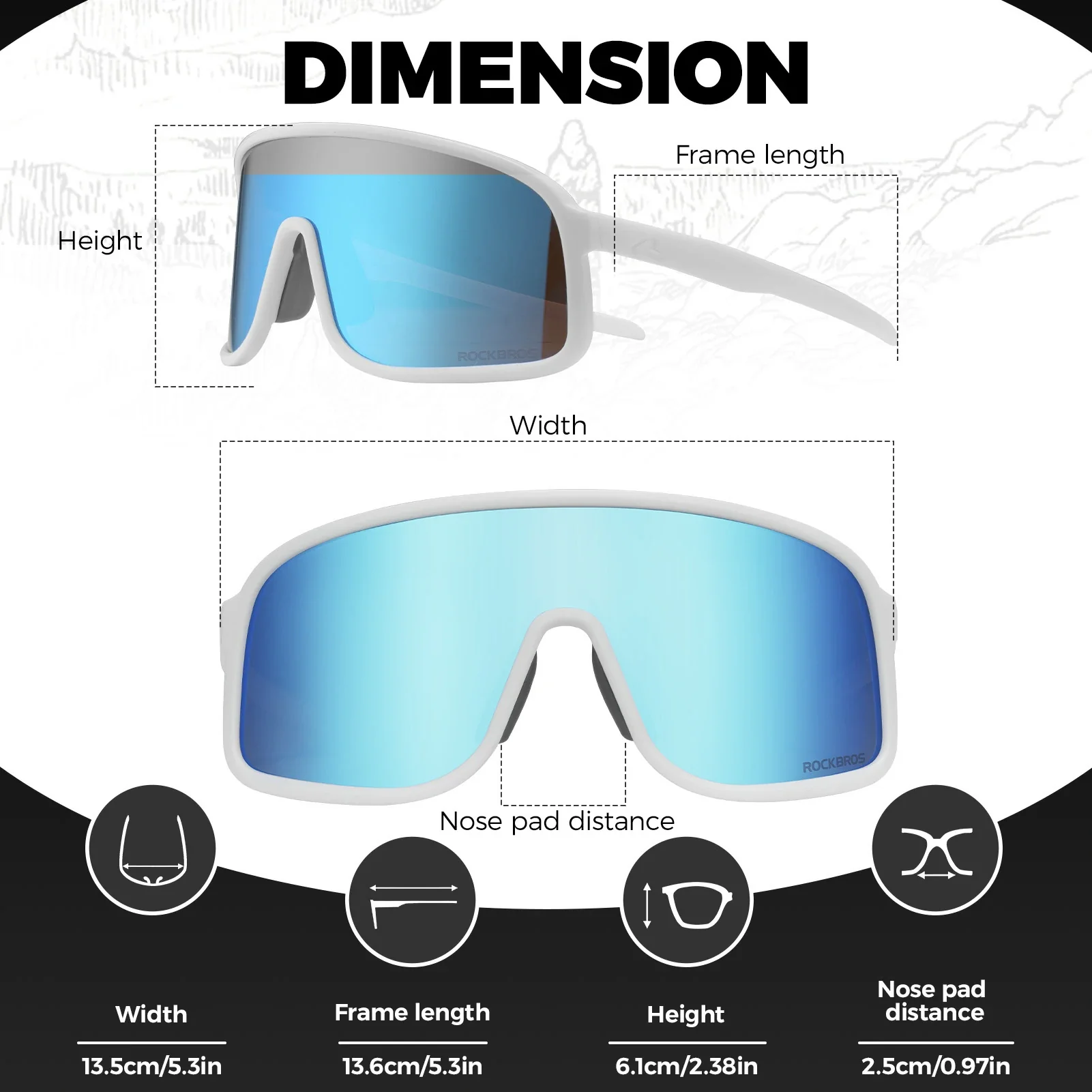 Polarized Photochromic Cycling Sunglasses - Image 56