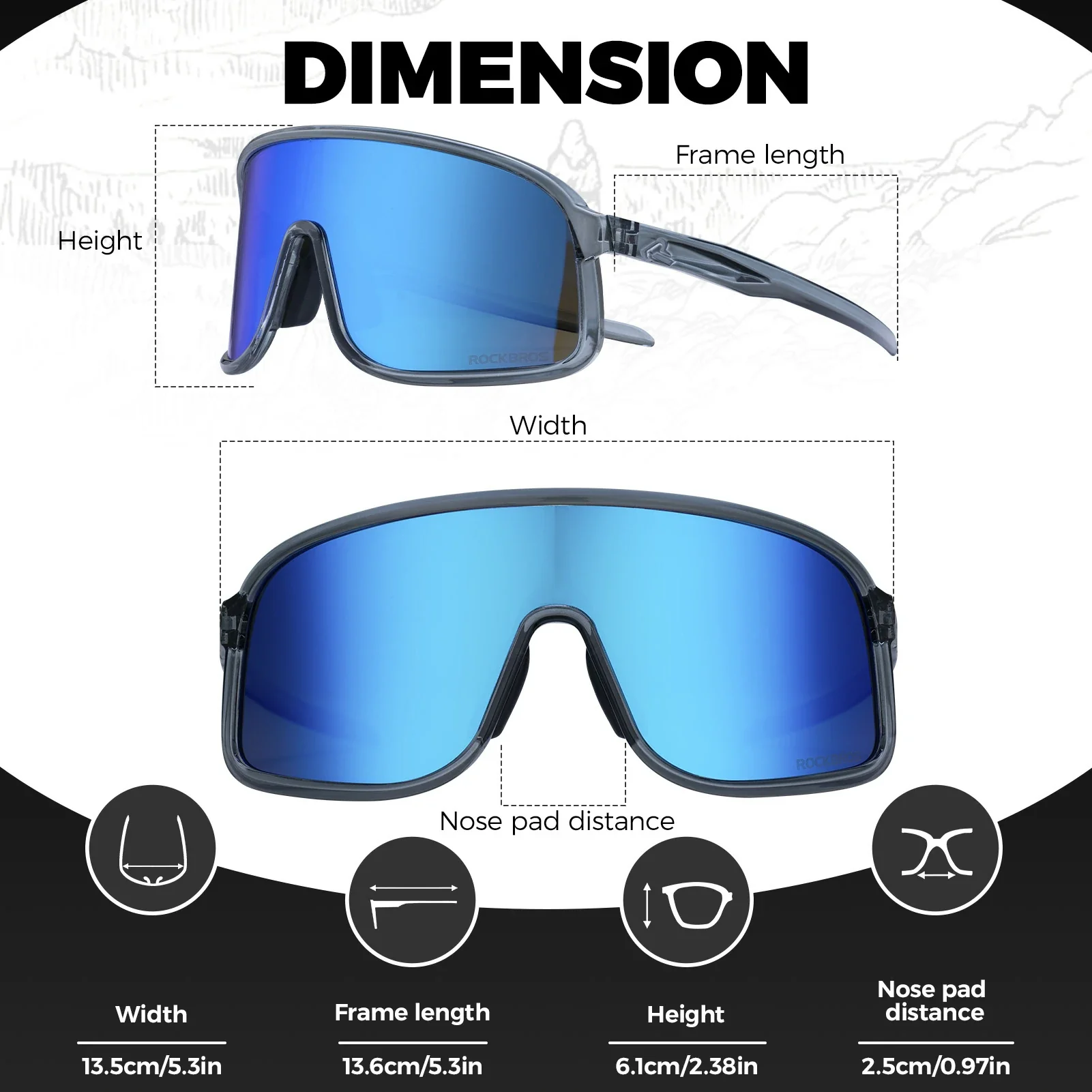 Polarized Photochromic Cycling Sunglasses - Image 59