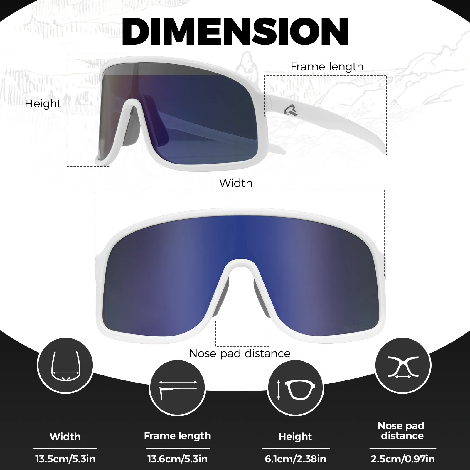 Polarized Photochromic Cycling Sunglasses - Image 62