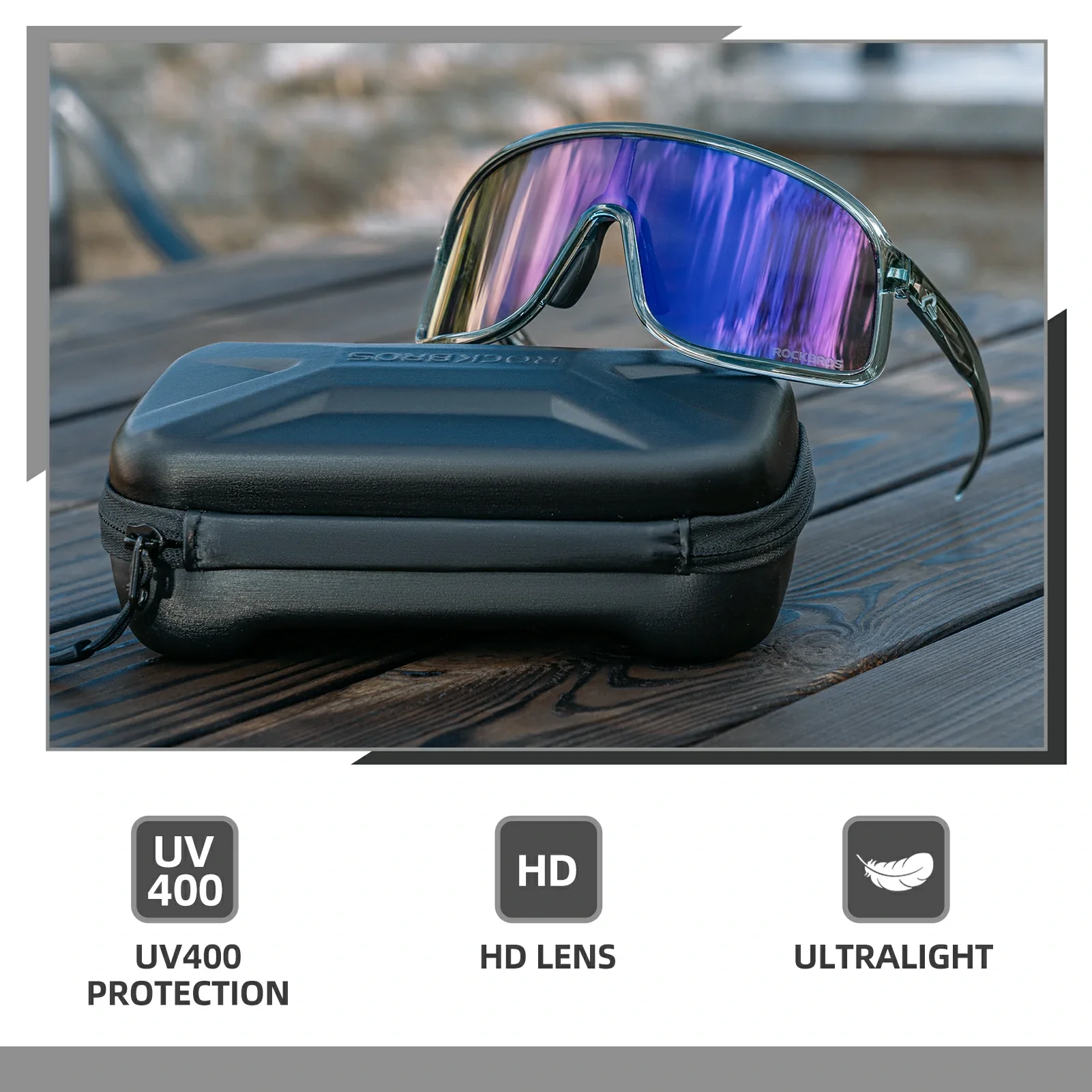 Polarized Photochromic Cycling Sunglasses - Image 64