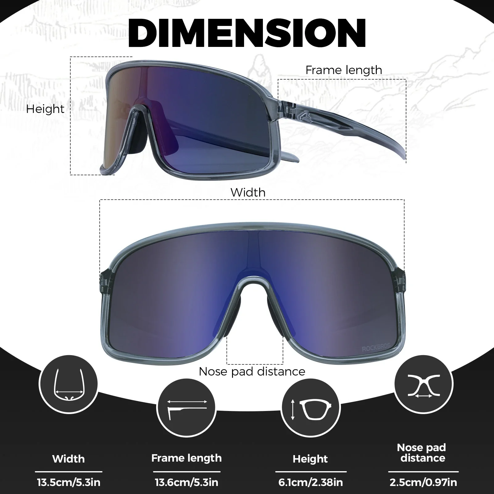 Polarized Photochromic Cycling Sunglasses - Image 65