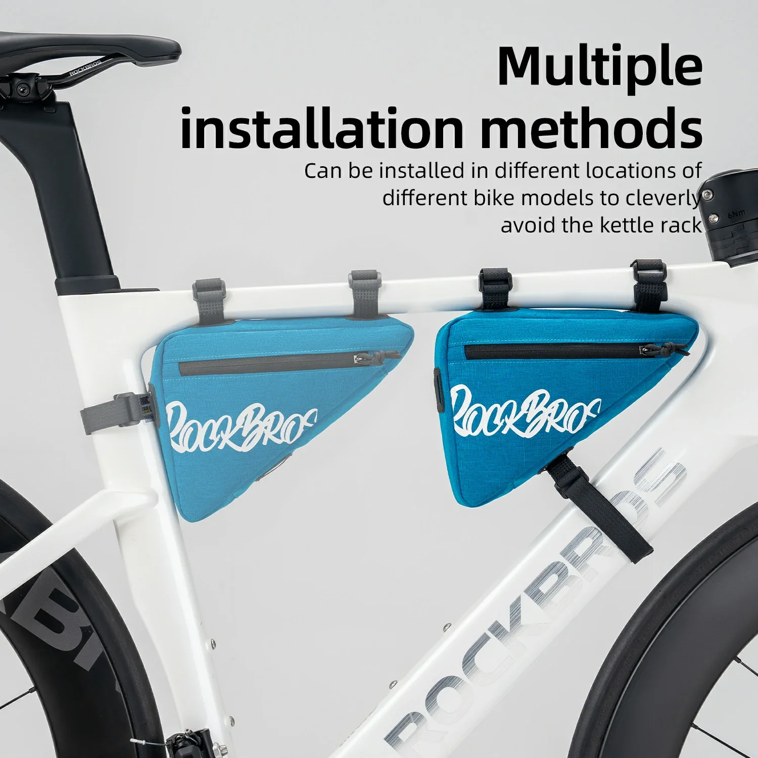 ROCKBROS FlashRide Sketch  Bike Triangle Bag - Image 7