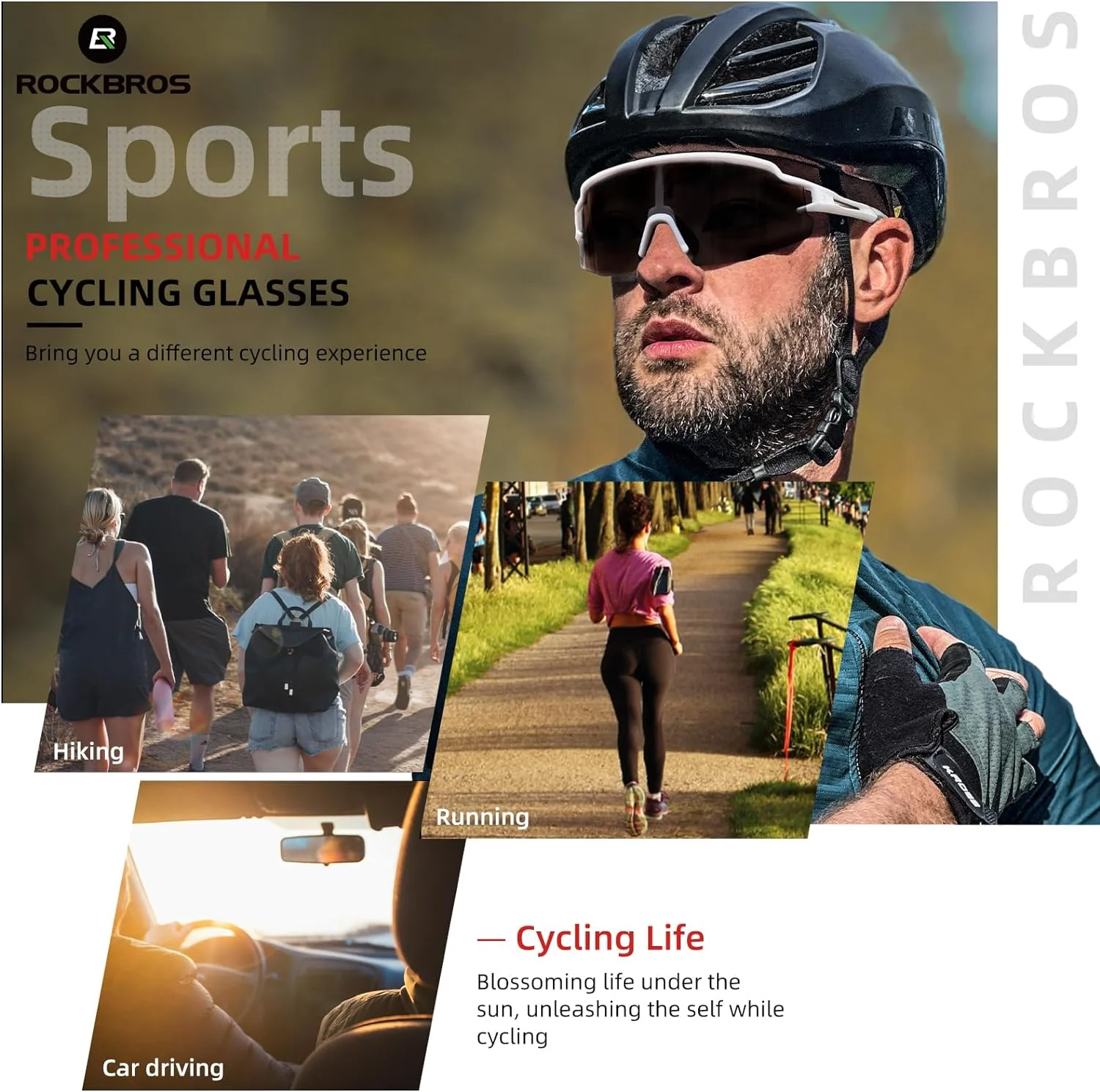 Half-Frame Photochromic Sports Sunglasses (UV400) - Image 29
