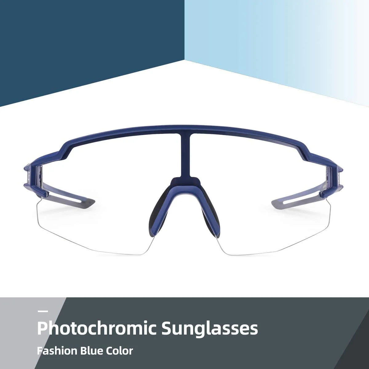 Half-Frame Photochromic Sports Sunglasses (UV400) - Image 33