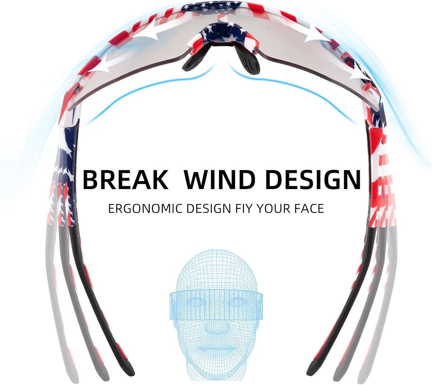 Half-Frame Photochromic Sports Sunglasses (UV400) - Image 40