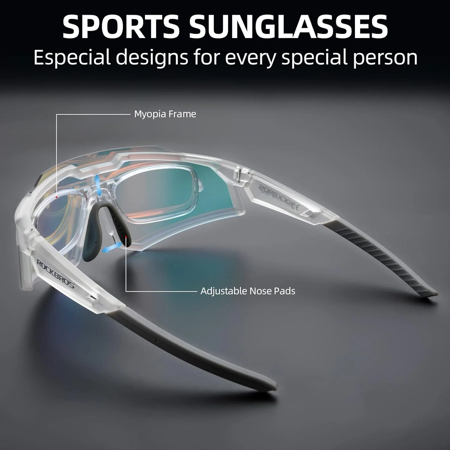 Half-Frame Photochromic Sports Sunglasses (UV400) - Image 55