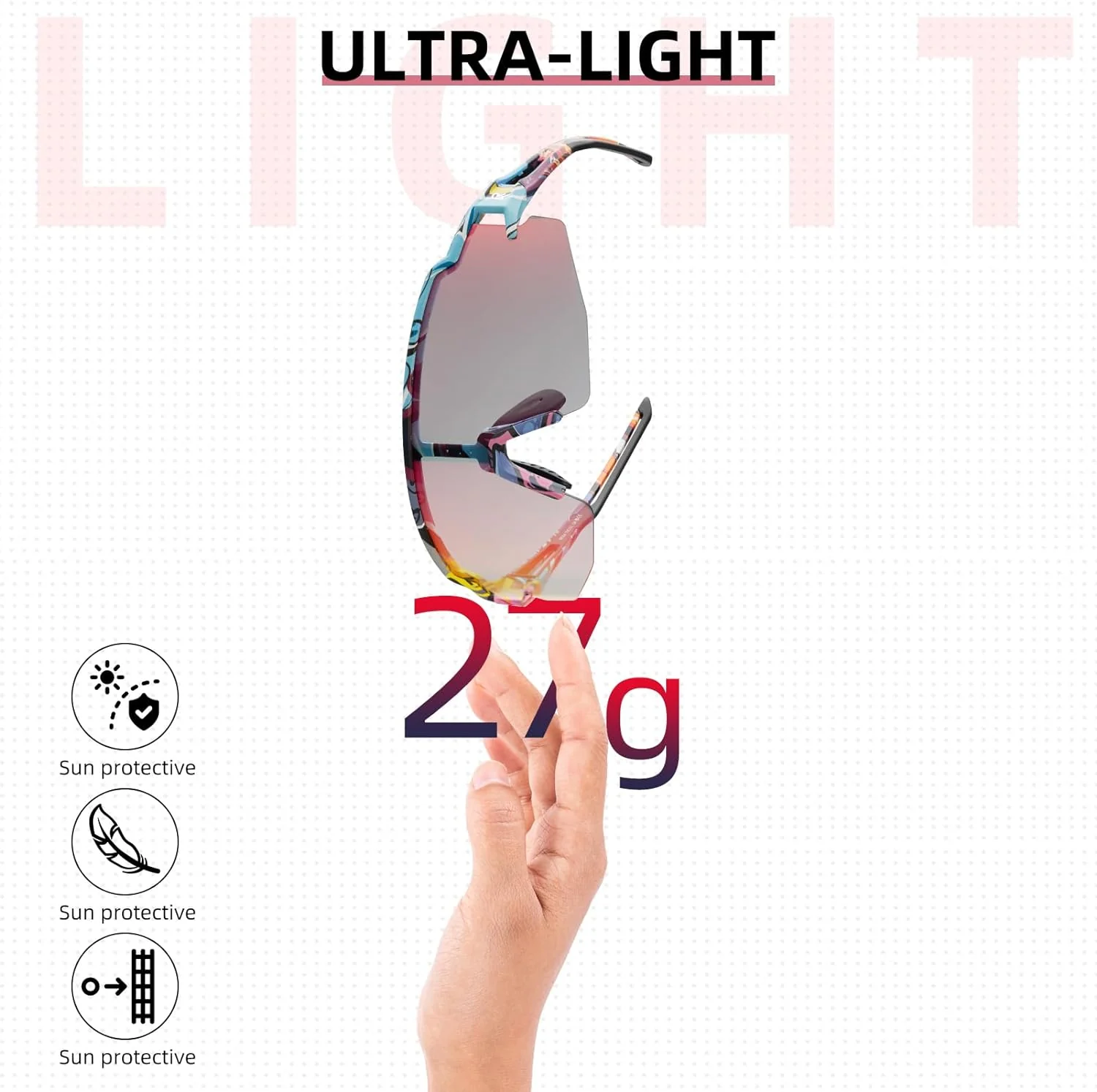 Half-Frame Photochromic Sports Sunglasses (UV400) - Image 61