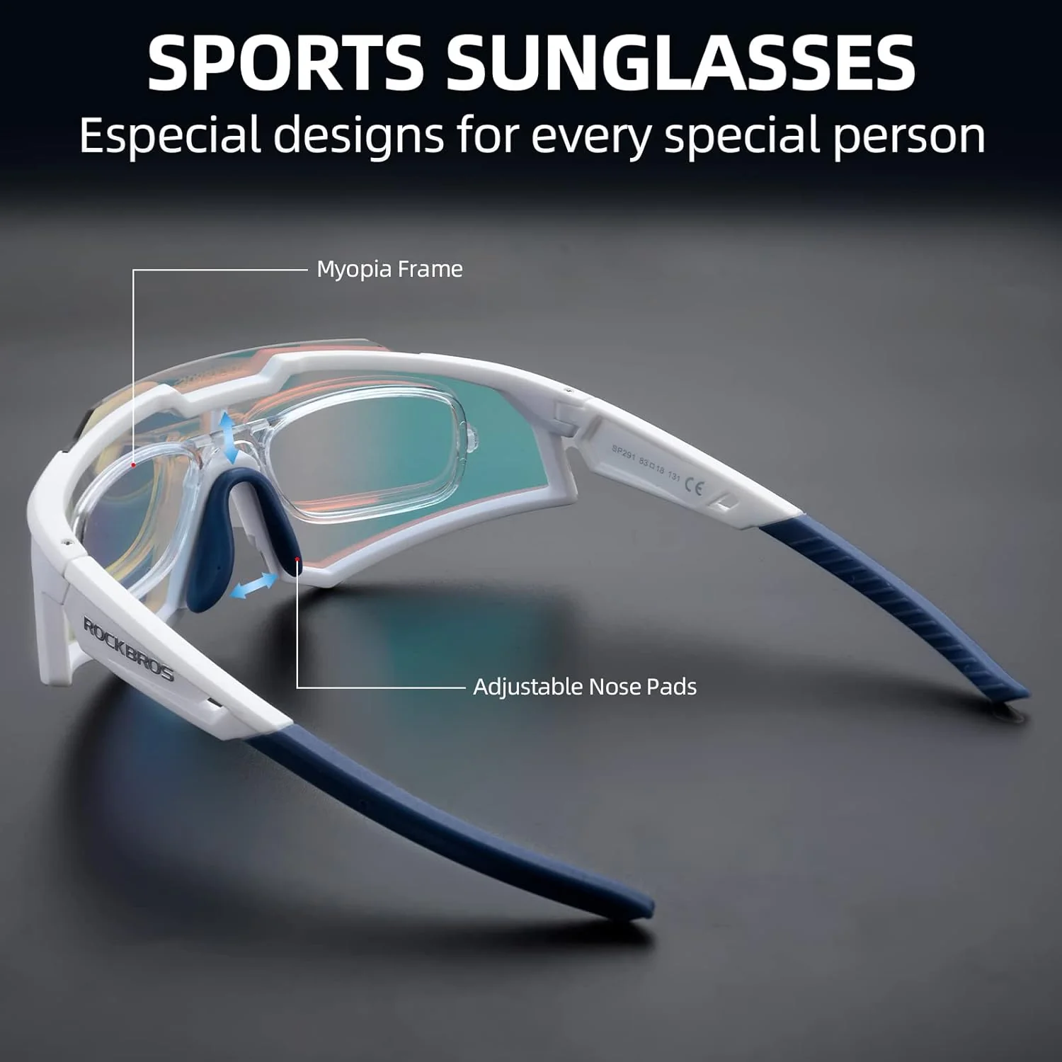 Half-Frame Photochromic Sports Sunglasses (UV400) - Image 63