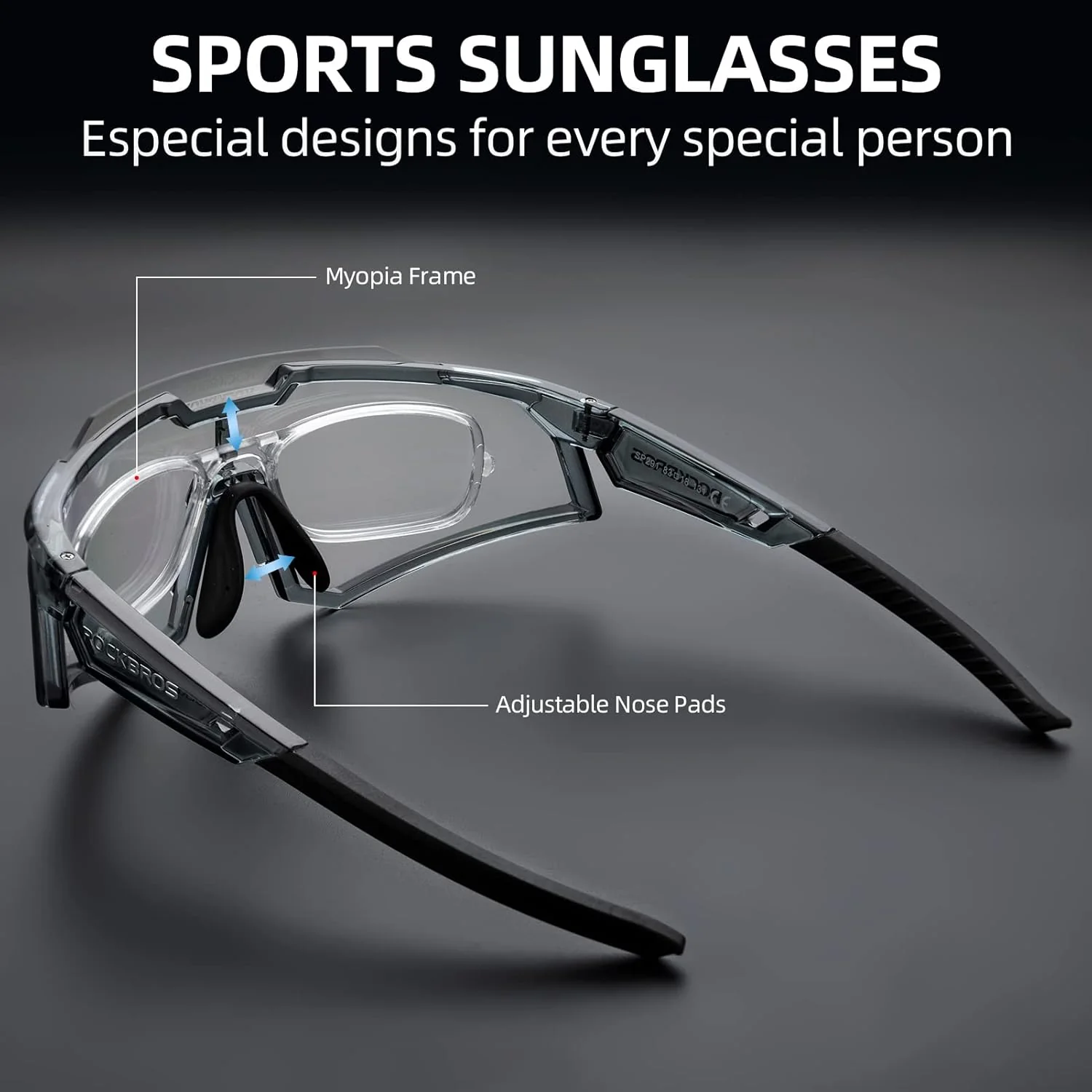 Half-Frame Photochromic Sports Sunglasses (UV400) - Image 86