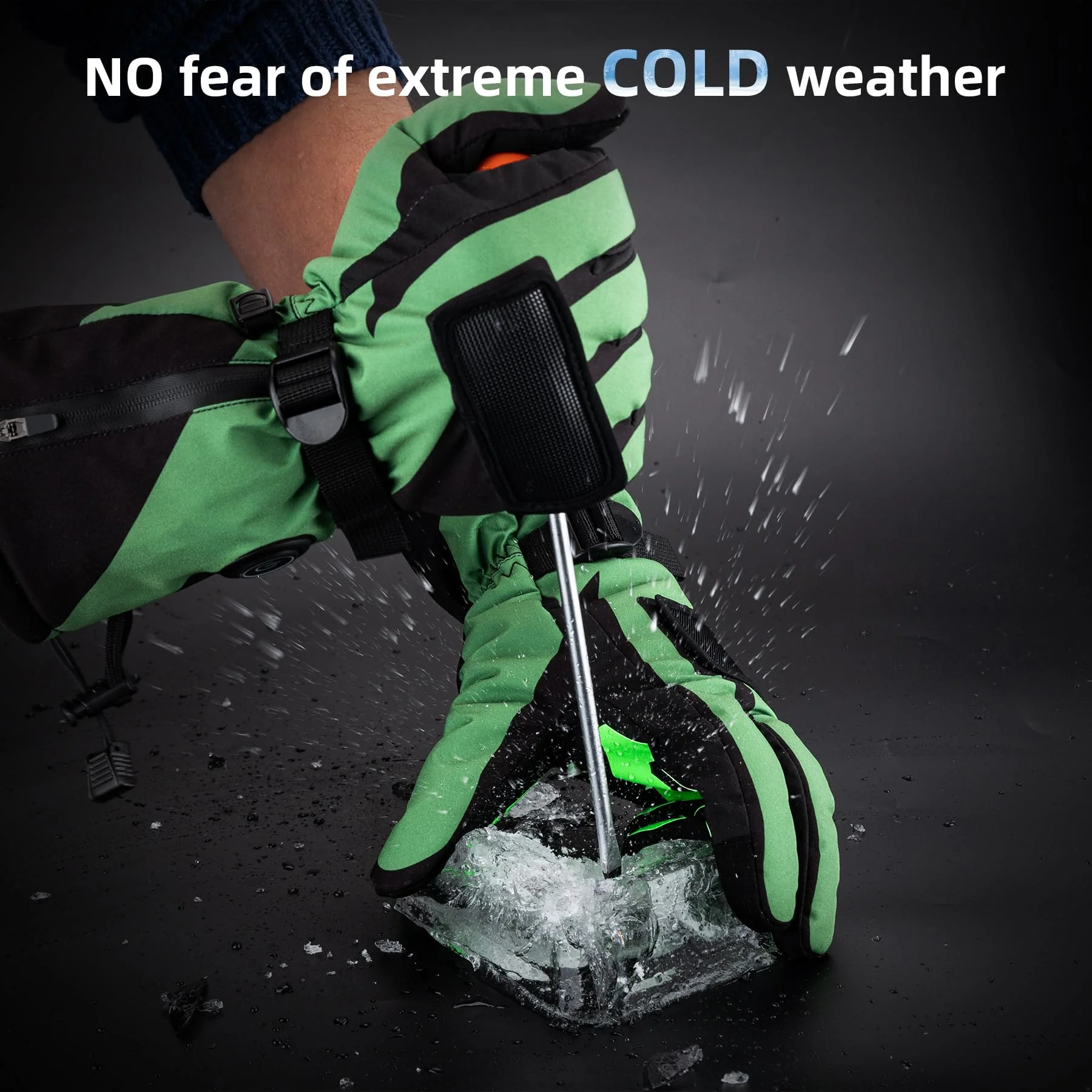 ROCKBROS Heated Gloves, Rechargeable Winter Touchscreen Hand Warmers for Men  Women - Image 7