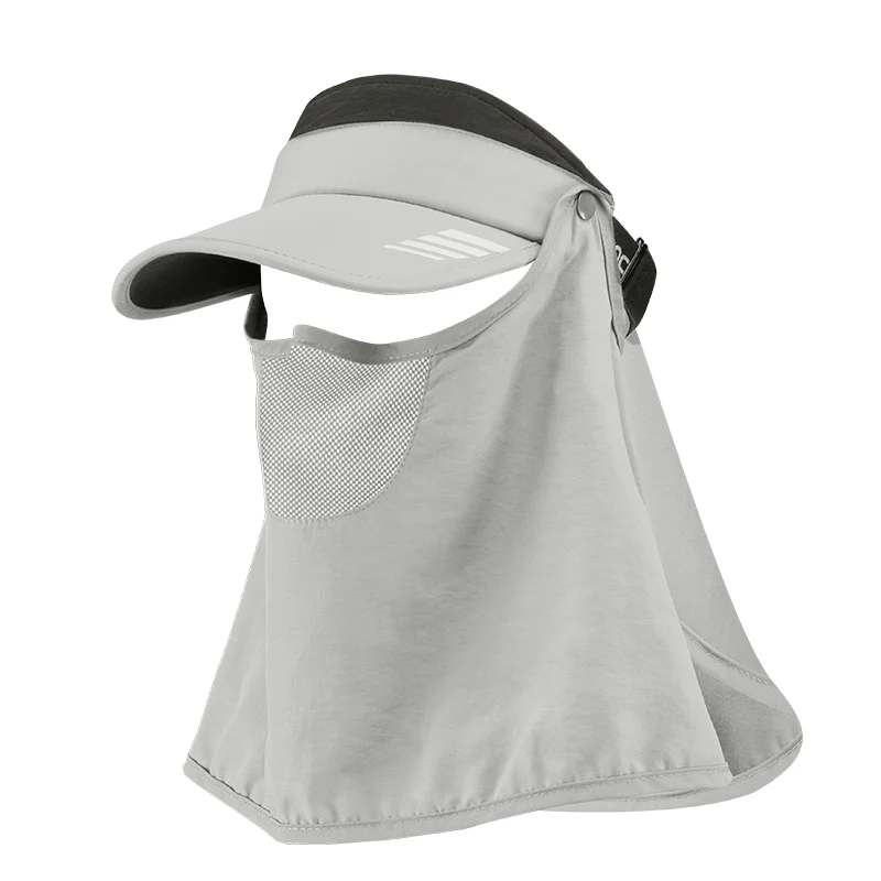 ROCKBROS Ice Silk Full Face Sunhat 360° Anti-UV Adjustable Hiking Fishing Cap - Image 2
