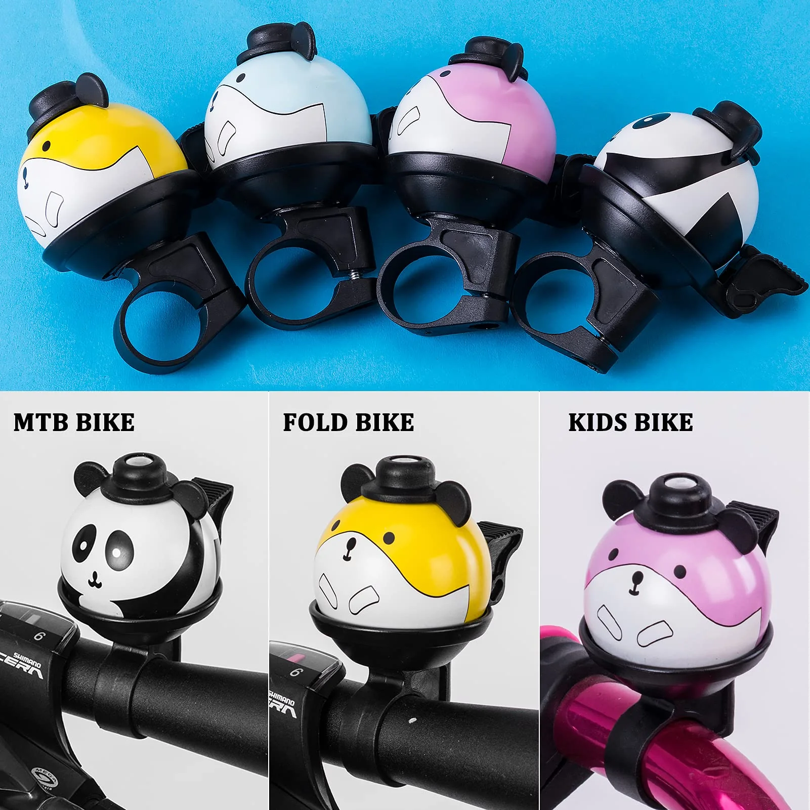 ROCKBROS Cute Monster Kids Bike Bell - Image 32