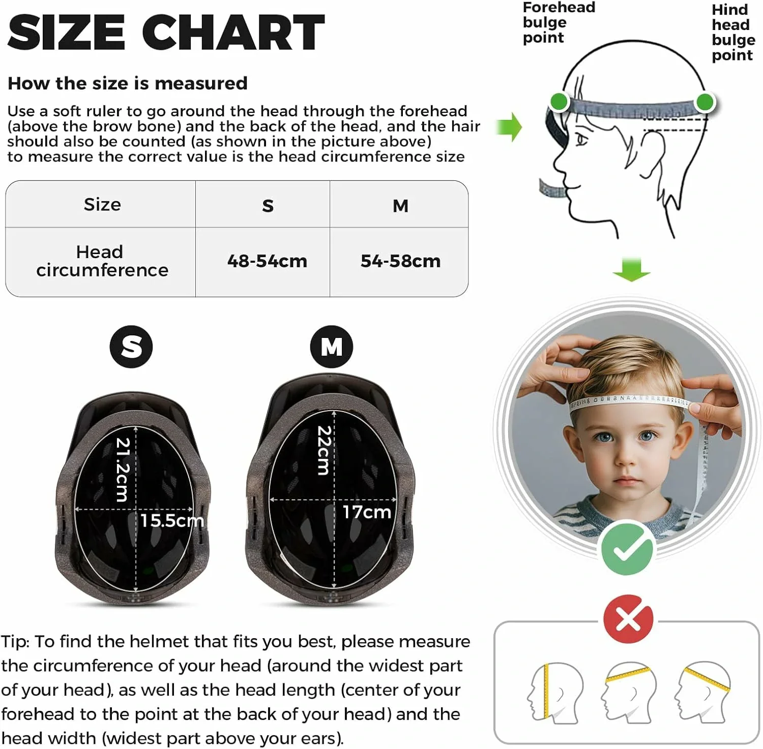 ROCKBROS Kids Full Face Helmet Detachable for Youth Child Boys Girls Ages 3-16 - Image 15