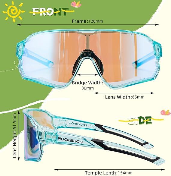 Kids Sports Glasses for Ages 8–14 - Image 17
