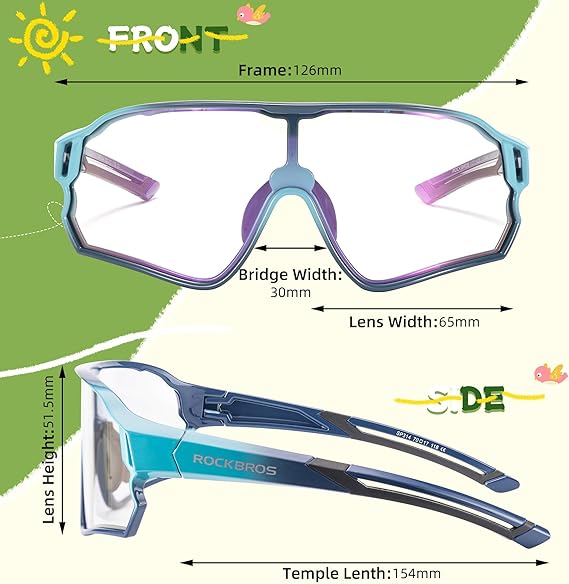 Kids Sports Glasses for Ages 8–14 - Image 5