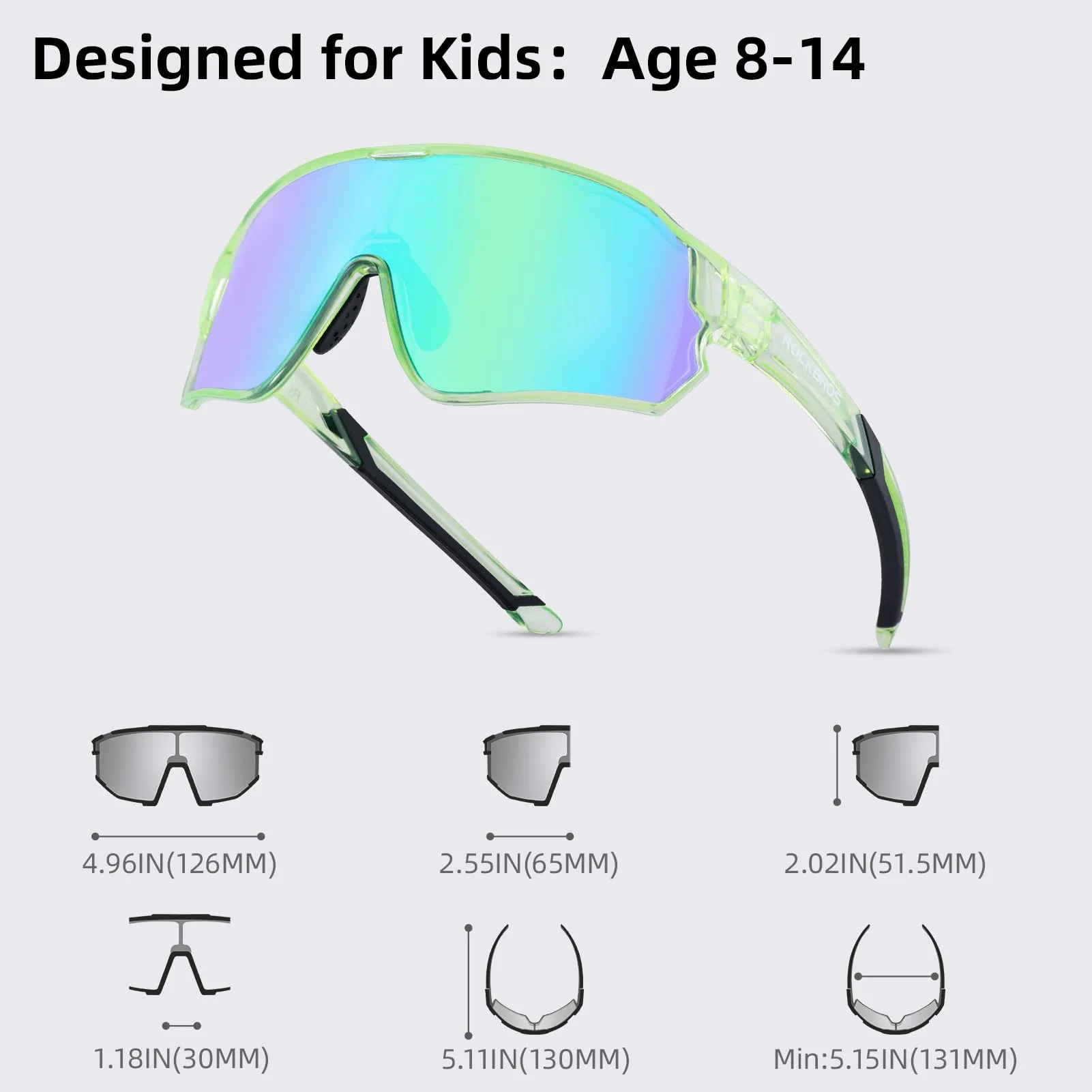 Kids Polarized Sunglasses for Youth (UV400) - Image 44