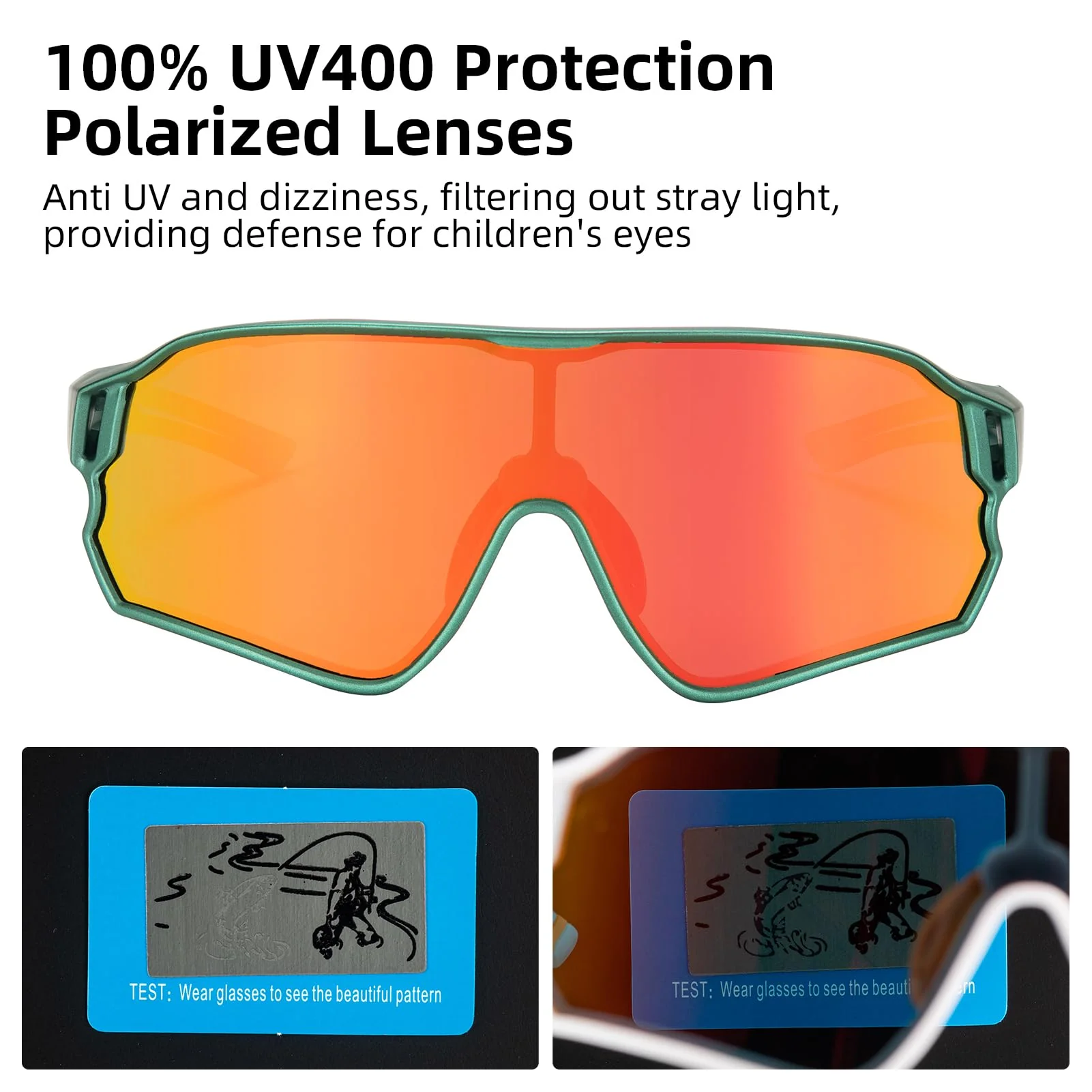 Kids Polarized Sunglasses for Youth (UV400) - Image 47