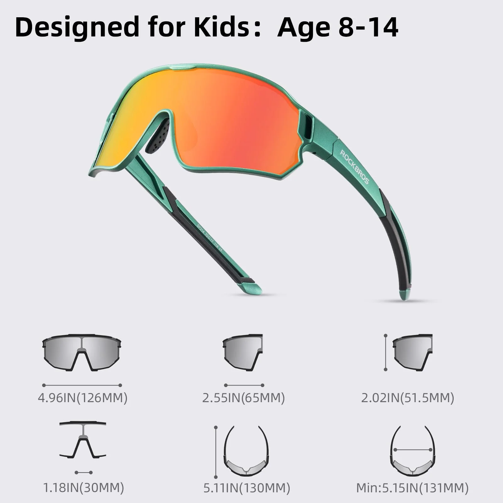 Kids Polarized Sunglasses for Youth (UV400) - Image 52