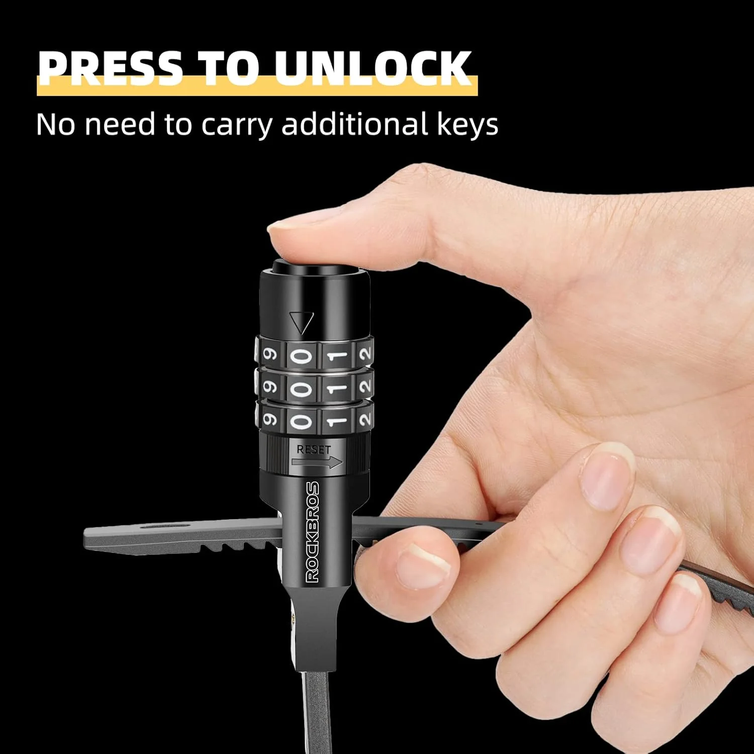 ROCKBROS LCXR Zip Tie Bike Lock Small Cable Lock - Image 5
