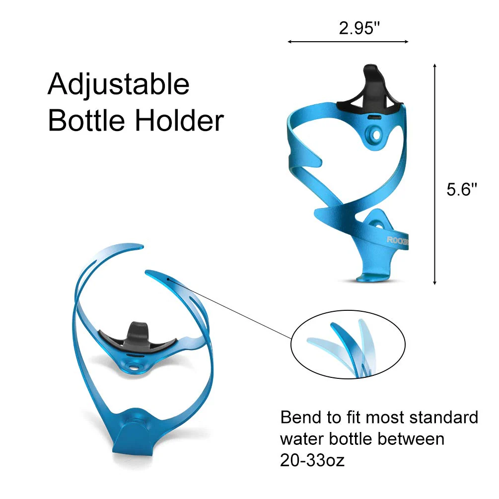 ROCKBROS Lightweight Aluminum Bike Water Bottle Cage - Durable Holder - Image 10