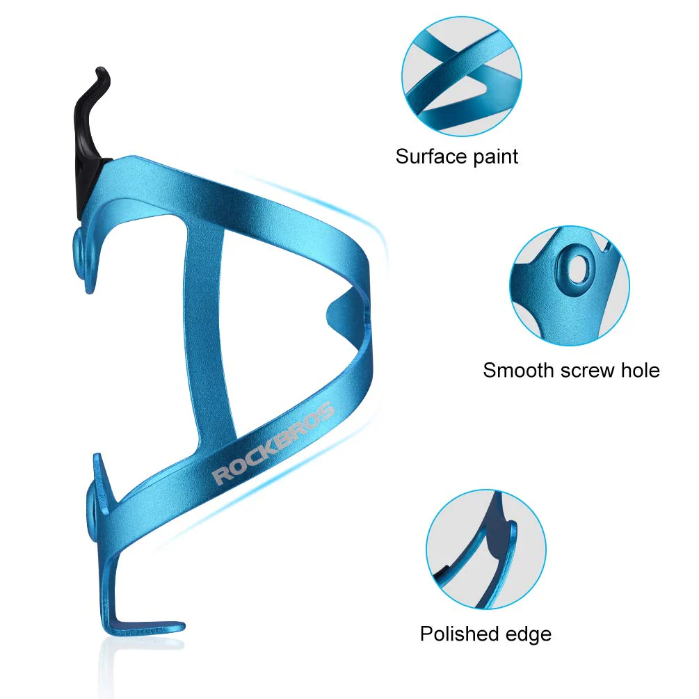 ROCKBROS Lightweight Aluminum Bike Water Bottle Cage - Durable Holder - Image 12
