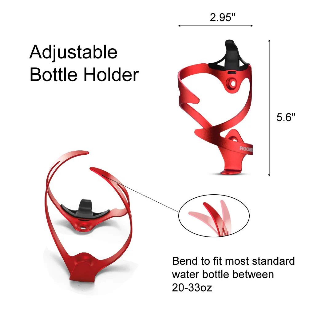 ROCKBROS Lightweight Aluminum Bike Water Bottle Cage - Durable Holder - Image 24