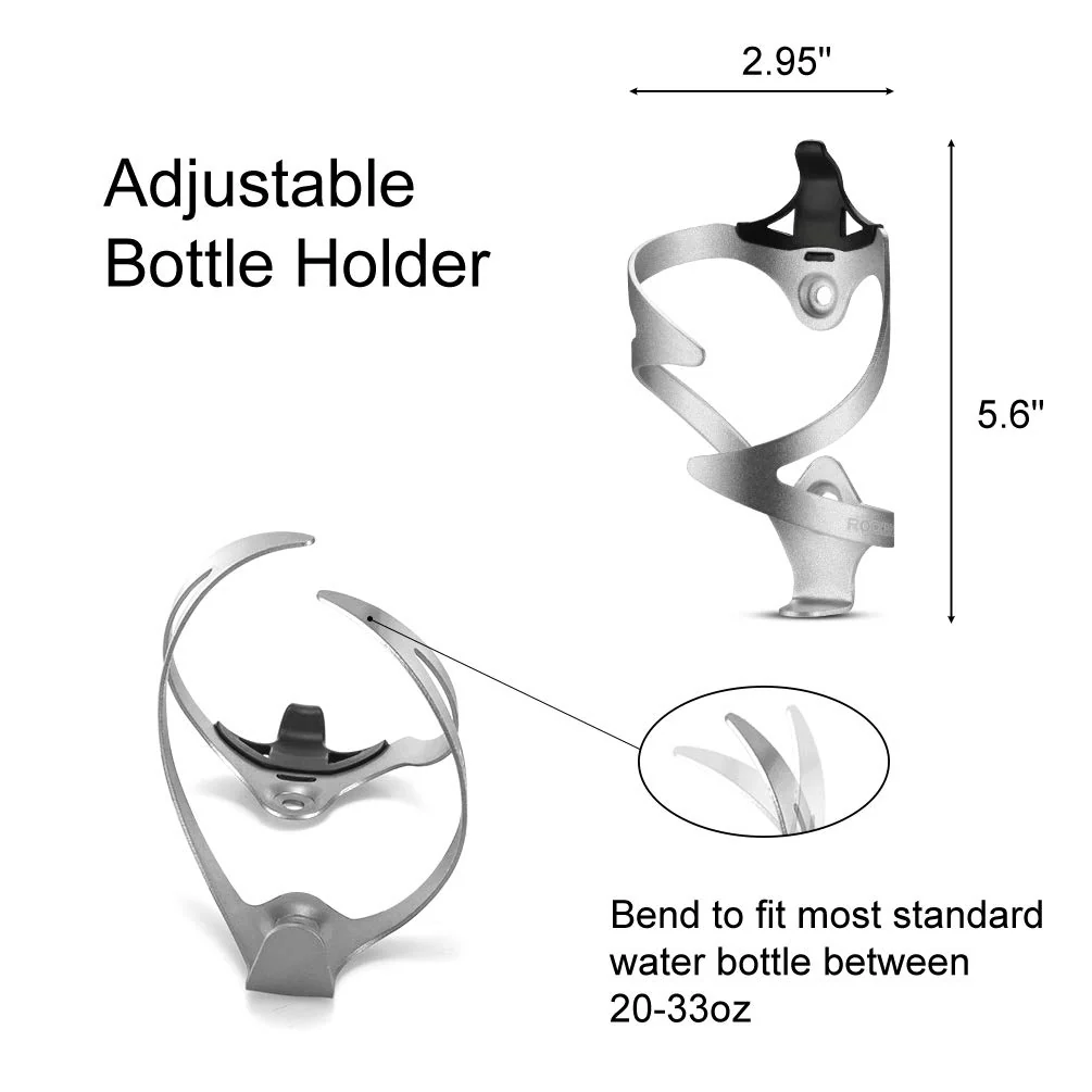 ROCKBROS Lightweight Aluminum Bike Water Bottle Cage - Durable Holder - Image 35
