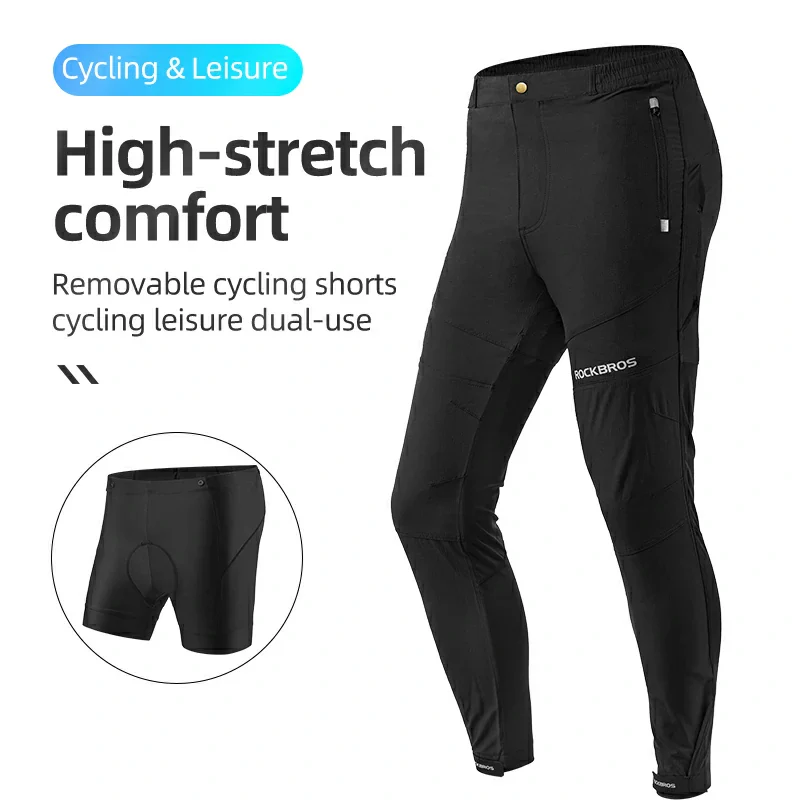 ROCKBROS Men's Softshell Jacket & Pants Breathable Cycling Suit - Image 3