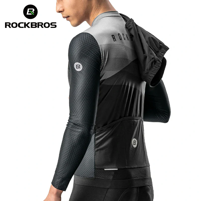 ROCKBROS Men's Cycling Long-Sleeve Jersey - Image 11