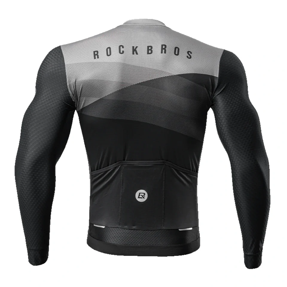 ROCKBROS Men's Cycling Long-Sleeve Jersey - Image 2