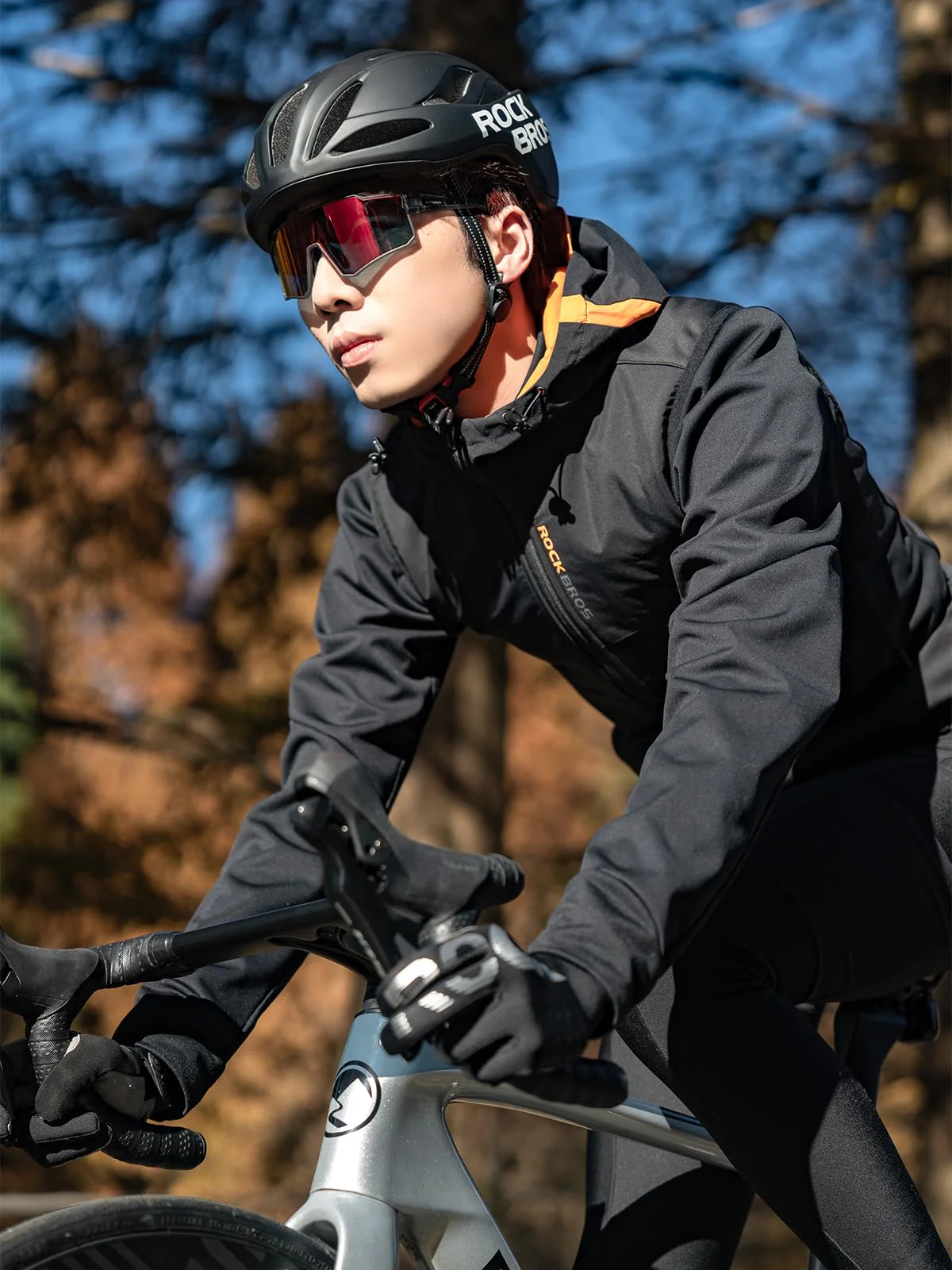 ROCKBROS Men's Winter Cycling Vest, Fleece-Lined, Windproof, Warm Sleeveless Jacket - Image 6