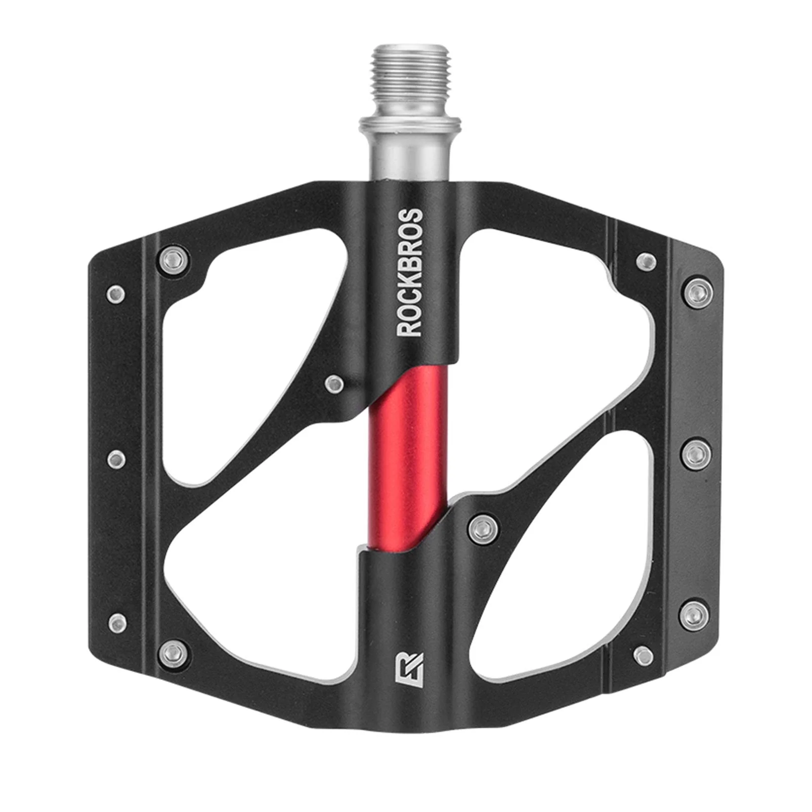 ROCKBROS MTB Pedals Platform Bike Pedal Aluminum 9/16" Bicycle Pedal Non-Slip Lightweight Flat Pedals for BMX Road Mountain Bikes - Image 3