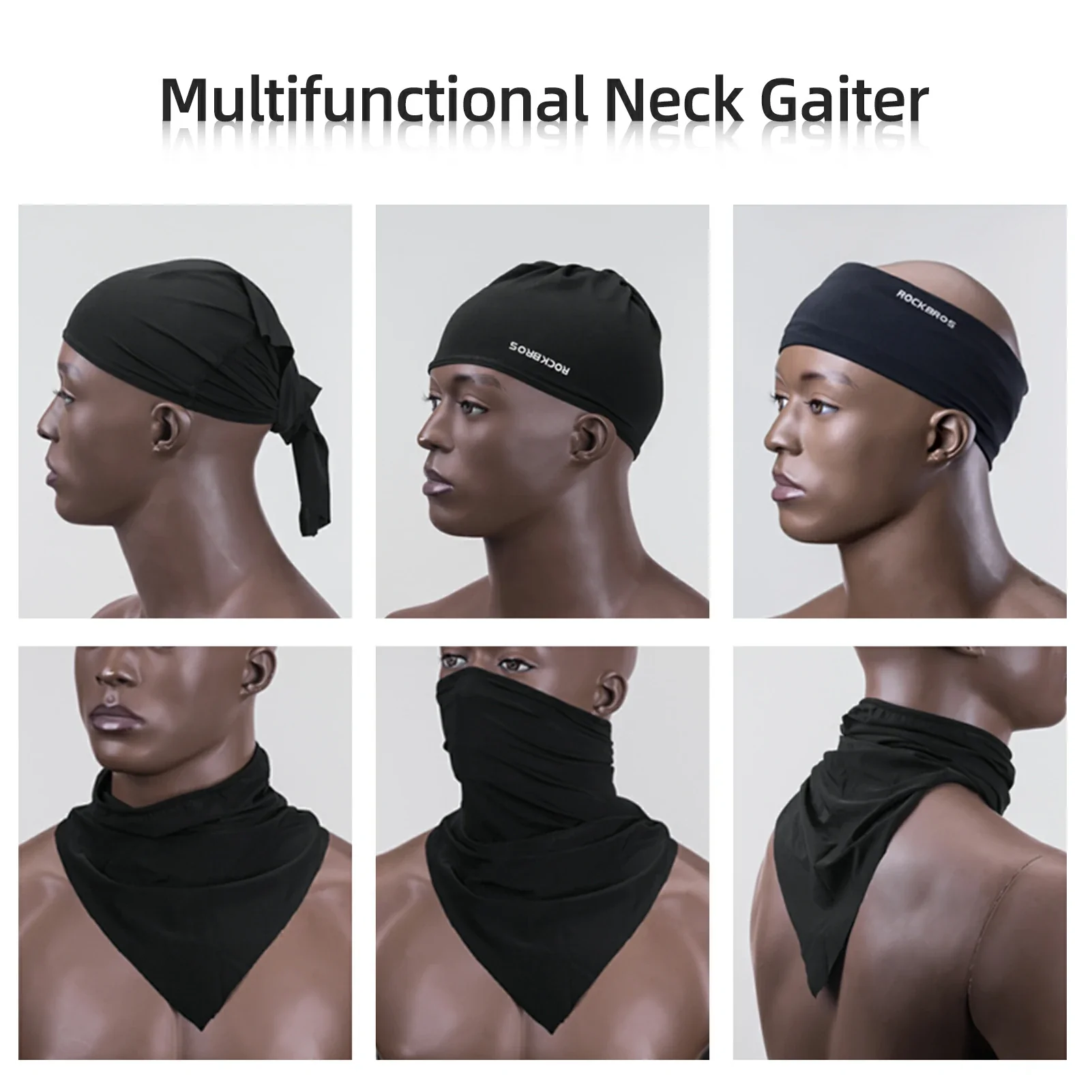 ROCKBROS Neck Gaiter-UPF 50+ Cool Face Cover UV Protection Breathable Neck Gaiters - Image 11