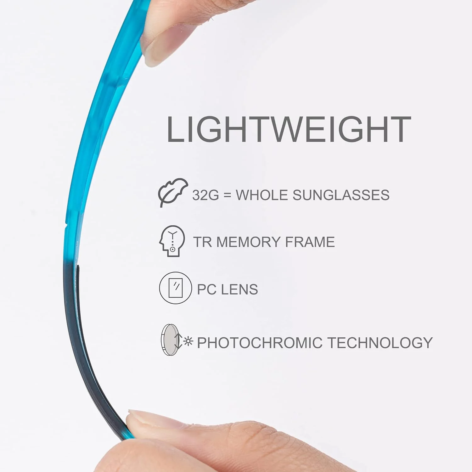 Aerodynamic Windproof Photochromic Cycling Sunglasses - Image 18