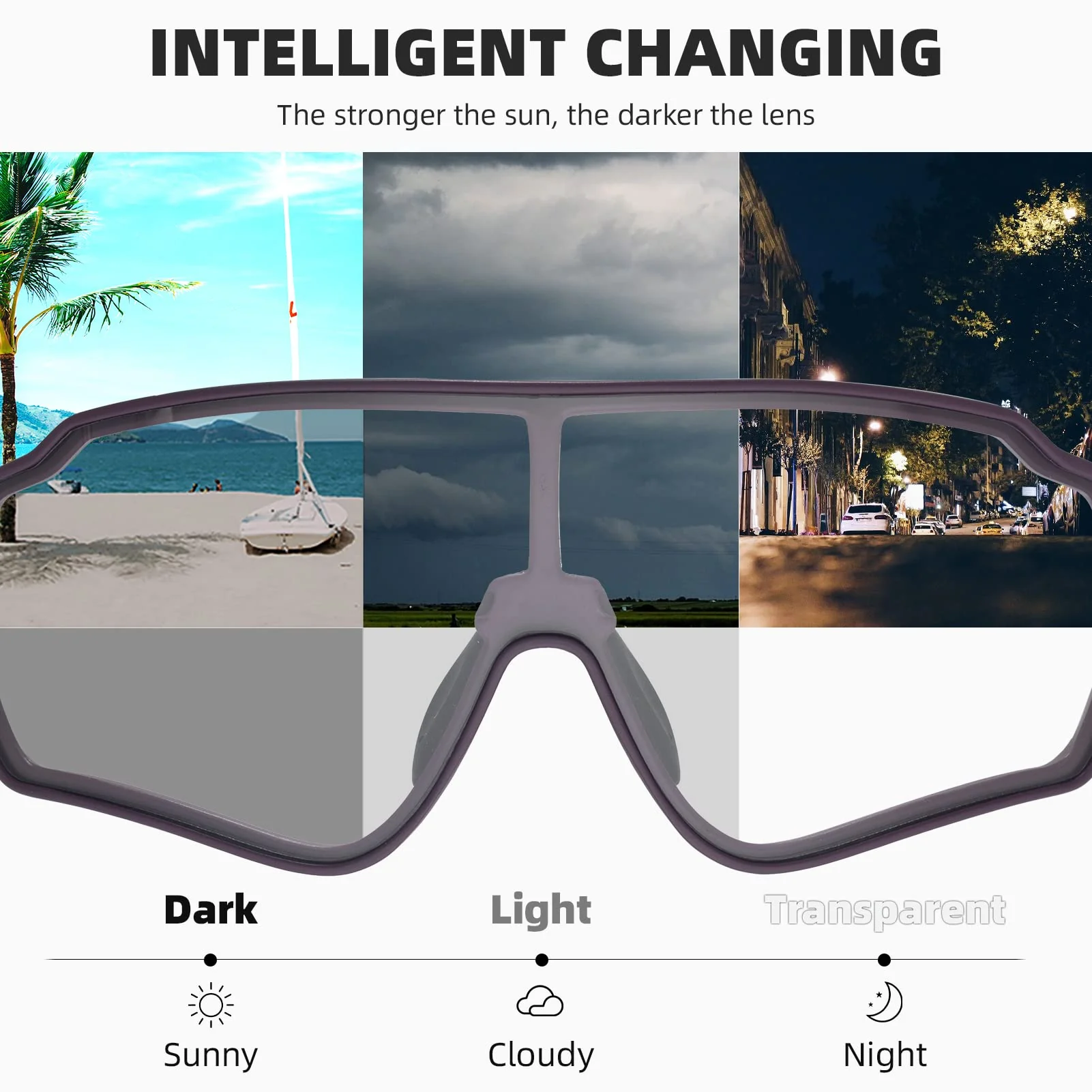 Low Wind Resistance Photochromic Sunglasses - Image 8
