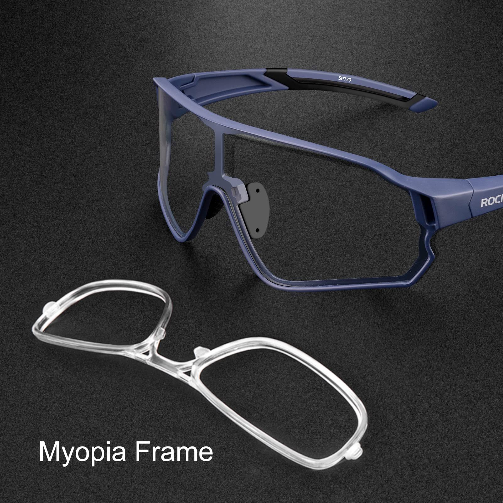 Thickened PC Lens Photochromic Sunglasses (UV400) - Image 17